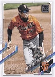 2021 Topps Base Set Wilmer Flores #191 card