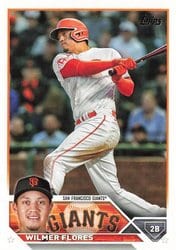 2023 Topps Base Set Wilmer Flores #552 card