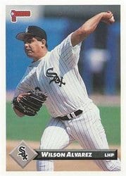 1993 Donruss Base Set Wilson Alvarez #37 card