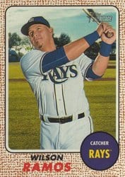 2017 Topps Heritage Base Set Wilson Ramos #89 card