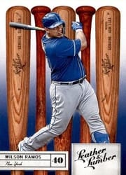 2019 Panini Leather & Lumber Base Set Wilson Ramos #59 card