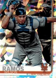 2019 Topps Chrome Sapphire Edition Base Set Wilson Ramos #591 card
