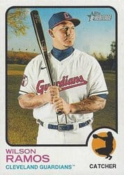 2022 Topps Heritage Base Set Wilson Ramos #407 card