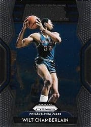 2018-19 Panini Prizm Dominance Wilt Chamberlain #26 card