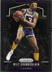 2019-20 Panini Prizm Base Set Wilt Chamberlain #18 card
