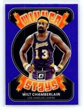 2021 Panini Donruss Optic Winner Stays Wilt Chamberlain #12 card