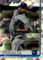2019 Topps Chrome Sapphire Edition Base Set Wily Peralta #463 card