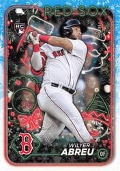 2024 Topps Holiday Base Set Wilyer Abreu #H13 card
