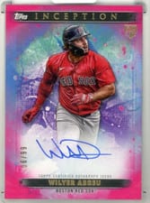 2024 Topps Inception Rookie And Emerging Star Autographs Wilyer Abreu #BRES-WA card