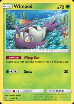 Burning Shadows Wimpod #16 card