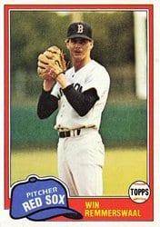 1981 Topps Base Set Win Remmerswaal #38 card