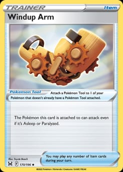 Lost Origin Windup Arm #170 card