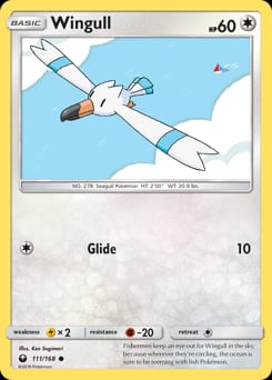 Celestial Storm Wingull #111 card