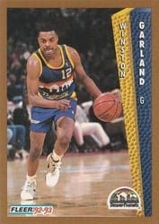 1992-93 Fleer Base Set Winston Garland #55 card