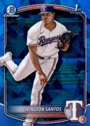 2025 Bowman Sapphire Edition Base Set Winston Santos #BCP-121 card