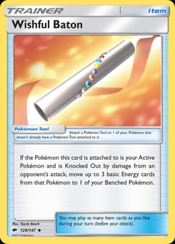 Burning Shadows Wishful Baton #128 card