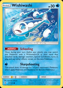 Guardians Rising Wishiwashi #37 card