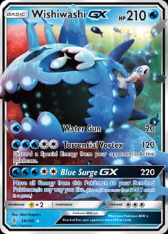 2017 Guardians Rising Wishiwashi-GX #38