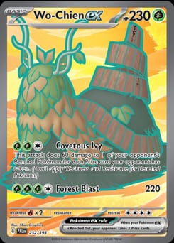 Paldea Evolved Wo-Chien ex #232 card