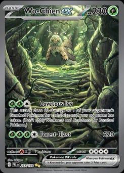 2023 Paldea Evolved Wo-Chien ex #257 card