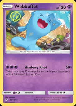 Burning Shadows Wobbuffet #49 card