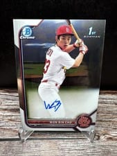 2022 Bowman Chrome Prospect Autographs Won-Bin Cho #CPA-WC card