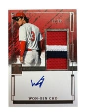 2024 Panini Impeccable Elegance Prospect Jersey Autographs Won-Bin Cho #EPJ-WBC card