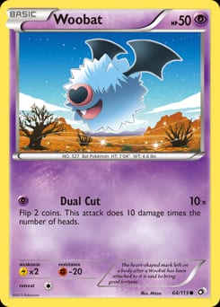 Legendary Treasures Woobat #64 card