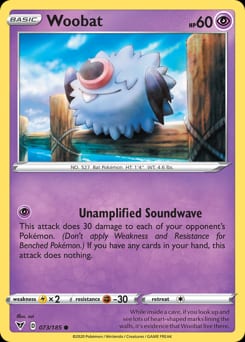 Vivid Voltage Woobat #73 card
