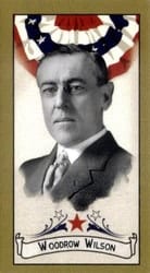 2025 Topps T205 Presidential 1st Pitches Woodrow Wilson card