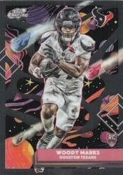 2025 Topps Cosmic Chrome Base Set Woody Marks #142 card