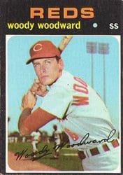 1971 Topps Base Set Woody Woodward #496 card