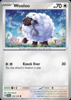 Stellar Crown Wooloo #124 card