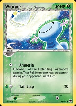 2006 Dragon Frontiers Wooper δ #71 card