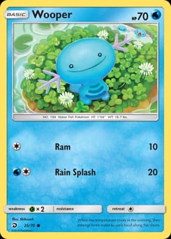 Dragon Majesty Wooper #25 card