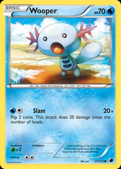 Plasma Freeze Wooper #21 card