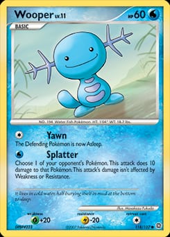 Secret Wonders Wooper #118 card