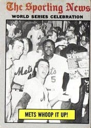 1970 Topps Base Set World Series Celebration - Mets Whoop It Up! #310 card