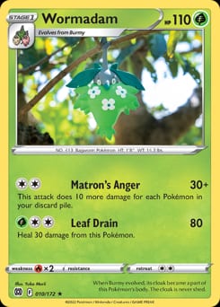 Brilliant Stars Wormadam #10 card