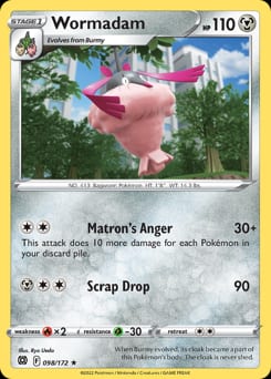 Brilliant Stars Wormadam #98 card