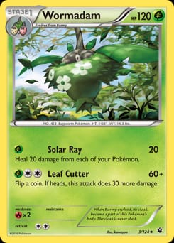 Fates Collide Wormadam #3 card