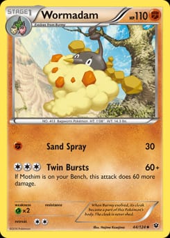 Fates Collide Wormadam #44 card