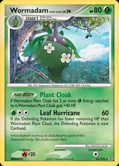 Secret Wonders Wormadam Plant Cloak #41 card