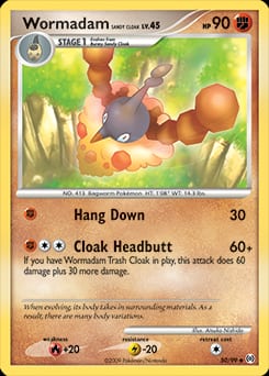 Arceus Wormadam Sandy Cloak #50 card