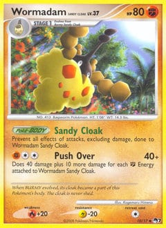 2008 POP Series 7 Wormadam Sandy Cloak #10