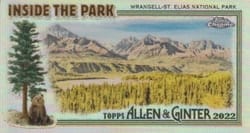 2022 Topps Allen & Ginter Chrome Inside the Park Minis Wrangell-St. Elias National Park #ITP-13 card