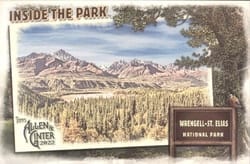 2022 Topps Allen & Ginter Inside the Park Boxloaders Wrangell-St. Elias National Park #ITPB-13 card