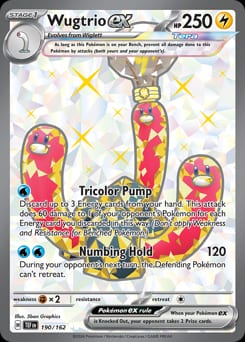 Temporal Forces Wugtrio ex #190 card