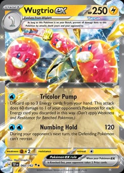 Temporal Forces Wugtrio ex #60 card