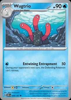 Obsidian Flames Wugtrio #59 card
